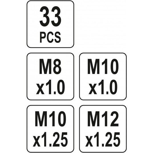 ZESTAW NAPRAWCZY GWINTÓW ŚWIEC ŻAROWYCH -zdjęcie numer 5