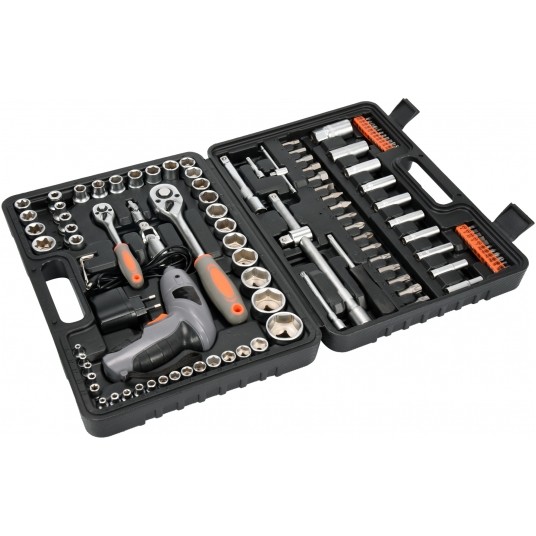 ZESTAW NARZĘDZI 109CZ Z WKRĘTAKIEM AKU -zdjęcie numer 4