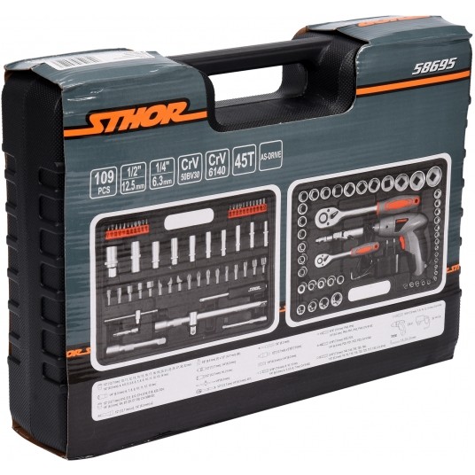 ZESTAW NARZĘDZI 109CZ Z WKRĘTAKIEM AKU -zdjęcie numer 17