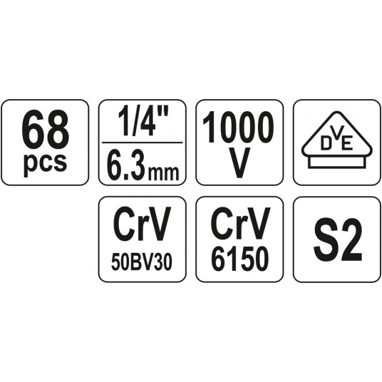 ZESTAW NARZĘDZI DLA ELEKTRYKÓW 68CZ. -zdjęcie numer 9