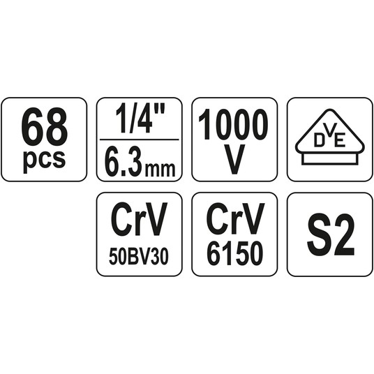 ZESTAW NARZĘDZI DLA ELEKTRYKÓW 68CZ. -zdjęcie numer 9
