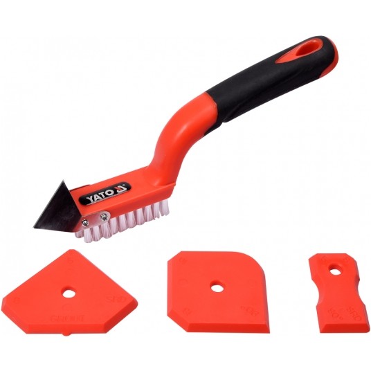 ZESTAW NARZĘDZI DO FUG SILIKON. 4 SZT. -zdjęcie numer 2