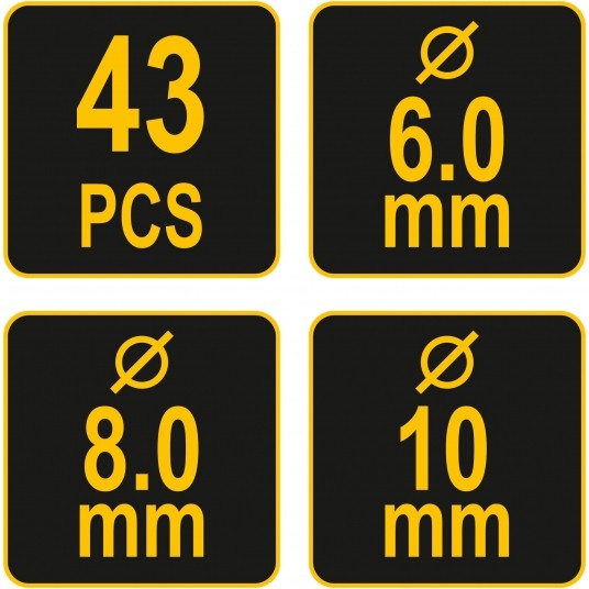 ZESTAW NARZĘDZI DO POŁĄCZEŃ KOŁKOWYCH -zdjęcie numer 3