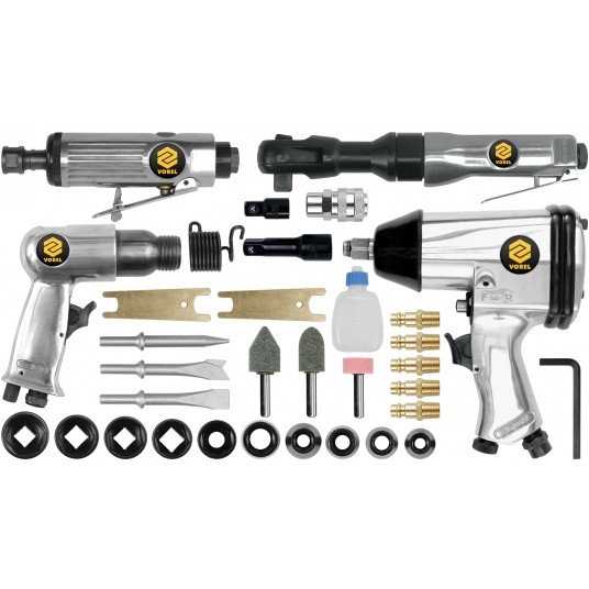 ZESTAW NARZĘDZI PNEUMAT. Z AKCESORIAMI -zdjęcie numer 1