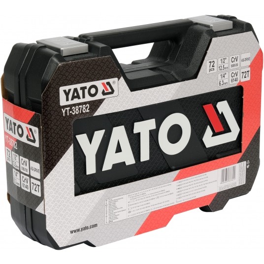 ZESTAW NARZĘDZIOWY 1/2", 1/4", 72 CZ., M -zdjęcie numer 2