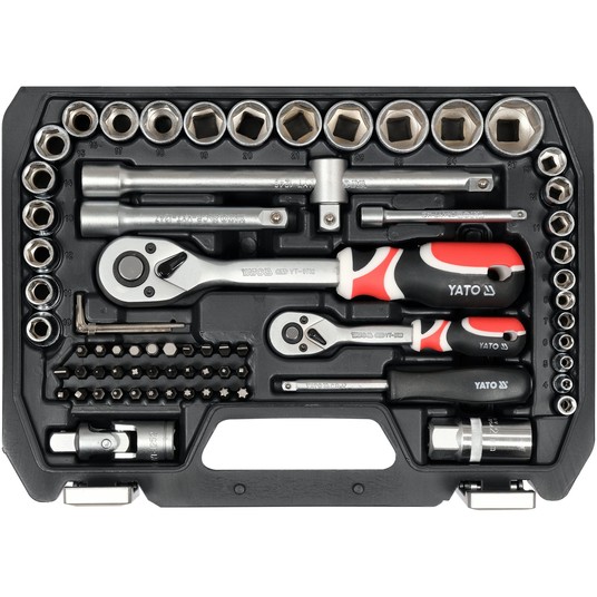 ZESTAW NARZĘDZIOWY 1/2", 1/4", 72 CZ., M -zdjęcie numer 1