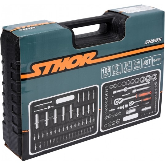 ZESTAW NARZĘDZIOWY 1/2" 108CZ. L -zdjęcie numer 2