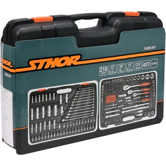 ZESTAW NARZĘDZIOWY 1/2" 216CZ. XXL -zdjęcie numer 2