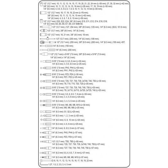 ZESTAW NARZĘDZIOWY 1/2" 216CZ. XXL -zdjęcie numer 6