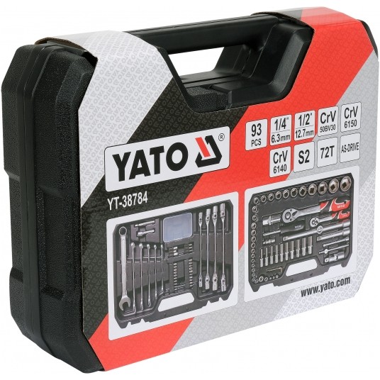 ZESTAW NARZĘDZIOWY 1/4", 1/2" KPL 93 SZT -zdjęcie numer 5