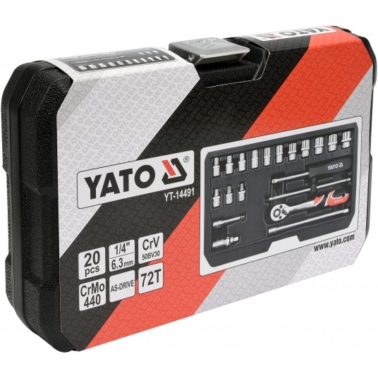 ZESTAW NARZĘDZIOWY 1/4", 20CZ, XS -zdjęcie numer 5