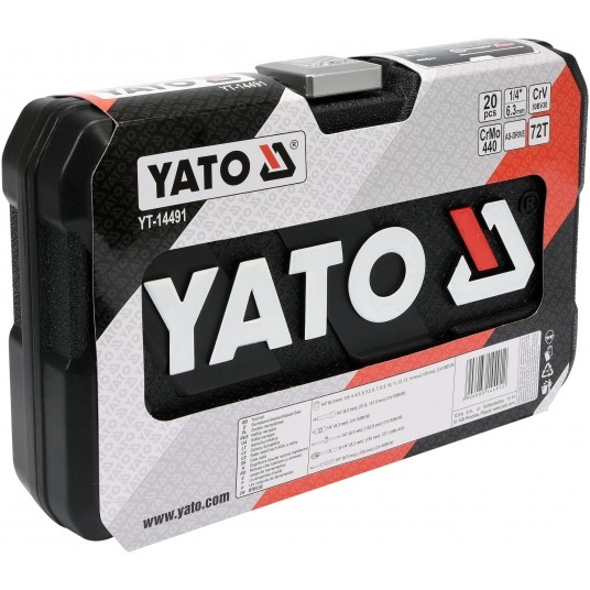 ZESTAW NARZĘDZIOWY 1/4", 20CZ, XS -zdjęcie numer 6