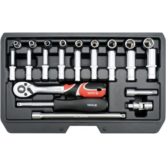 ZESTAW NARZĘDZIOWY 1/4" 23CZ. -zdjęcie numer 1