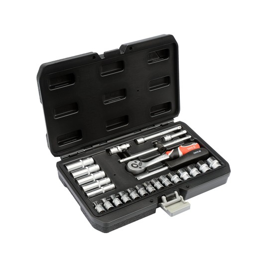 ZESTAW NARZĘDZIOWY 1/4" 25 CZĘŚCI XS -zdjęcie numer 2