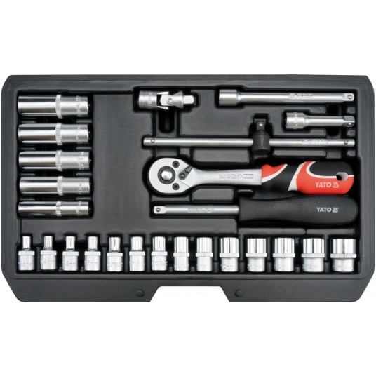 ZESTAW NARZĘDZIOWY 1/4" 25 CZĘŚCI XS -zdjęcie numer 1