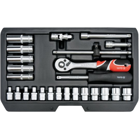 ZESTAW NARZĘDZIOWY 1/4" 25 CZĘŚCI XS -zdjęcie numer 1