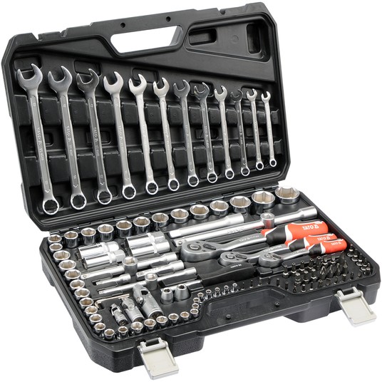ZESTAW NARZĘDZIOWY 1/4" 3/8" 1/2" 111CZ. -zdjęcie numer 4
