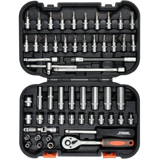 ZESTAW NARZĘDZIOWY 1/4" 56CZ. -zdjęcie numer 1