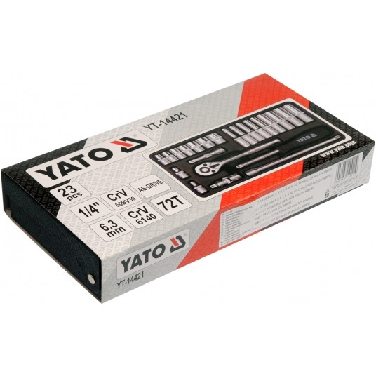 ZESTAW NARZĘDZIOWY 23CZ. 1/4" -zdjęcie numer 2