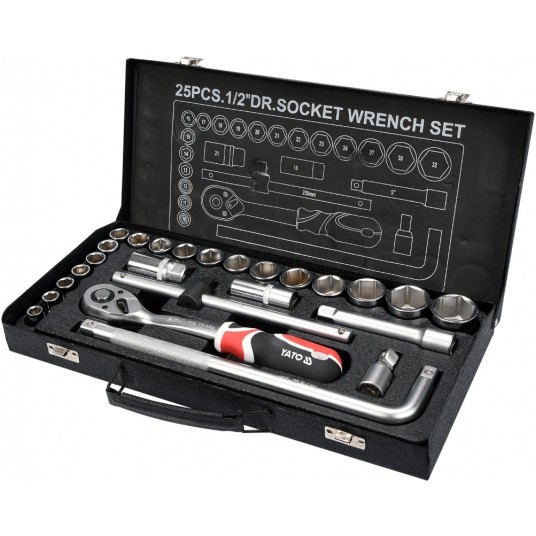 ZESTAW NARZĘDZIOWY 25CZ. 1/2" -zdjęcie numer 4