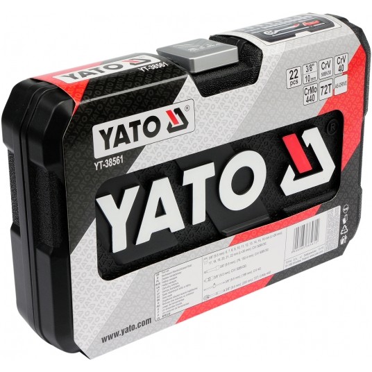 ZESTAW NARZĘDZIOWY 3/8" 22CZ. XS -zdjęcie numer 2