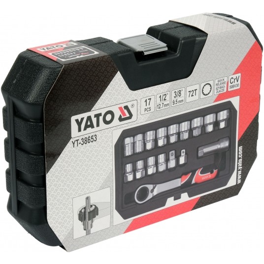 ZESTAW NASADEK PRZELOT. SPLINE 3/8"1/2" -zdjęcie numer 2