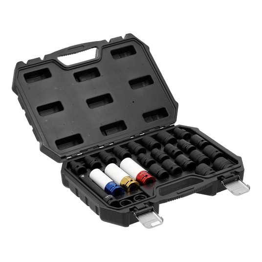 ZESTAW NASADEK UDAROWYCH 1/2" 24 SZT -zdjęcie numer 2
