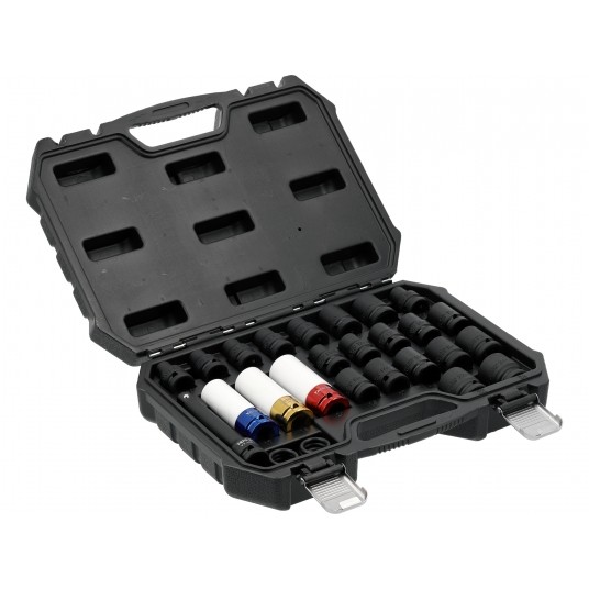 ZESTAW NASADEK UDAROWYCH 1/2" 24 SZT -zdjęcie numer 2