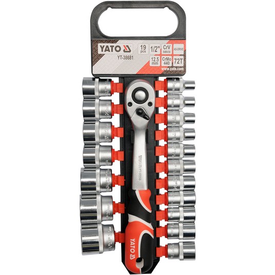 ZESTAW NASADEK Z GRZECHOTKĄ 1/2", 19 CZ -zdjęcie numer 1