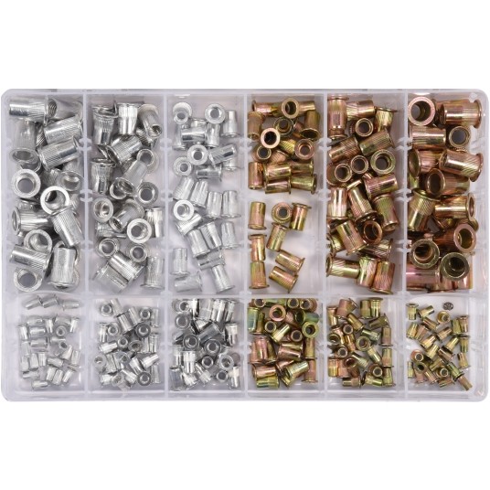 ZESTAW NITON. MIX STAL,ALU M3-M10 300SZT -zdjęcie numer 1