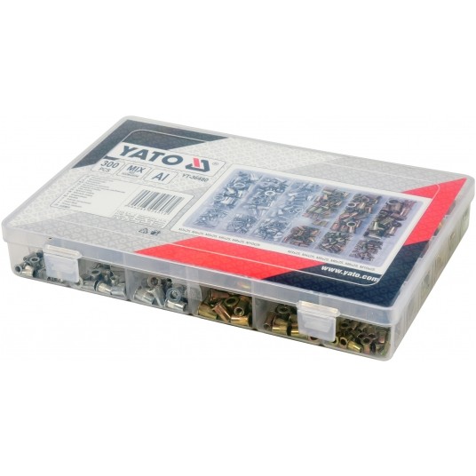 ZESTAW NITON. MIX STAL,ALU M3-M10 300SZT -zdjęcie numer 2
