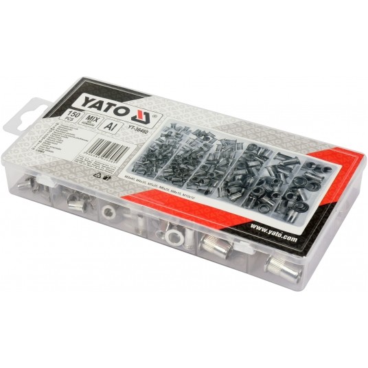 ZESTAW NITONAKRĘTEK ALU M3- M10, 150SZT -zdjęcie numer 2