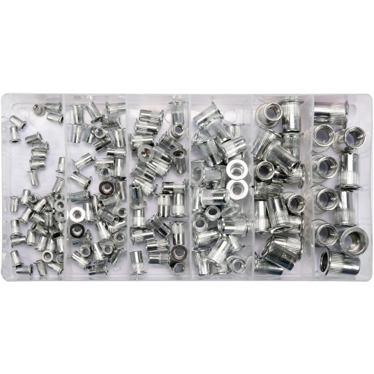 ZESTAW NITONAKRĘTEK ALU M3- M10, 150SZT -zdjęcie numer 1