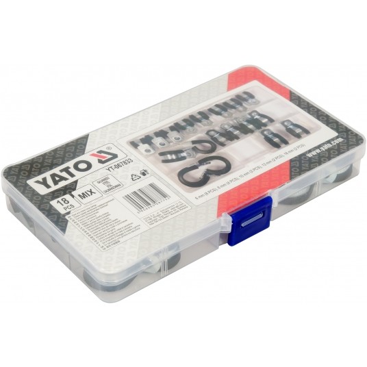 ZESTAW OPASEK ZACISKOWYCH METAL GUMOWYCH -zdjęcie numer 3