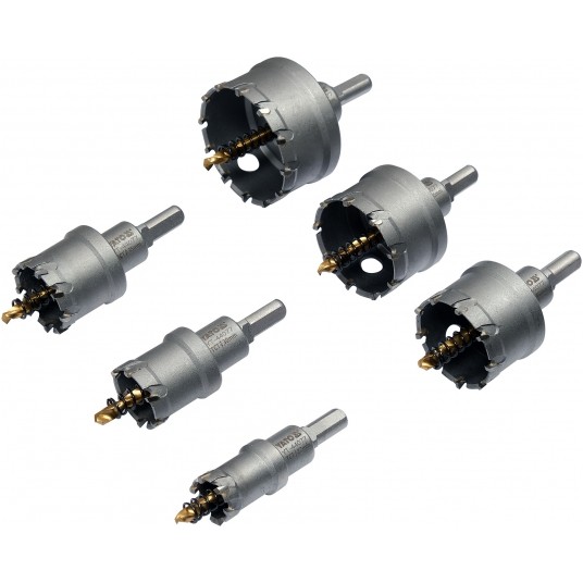 ZESTAW OTWORNIC TCT DO METALU 6SZT. -zdjęcie numer 3