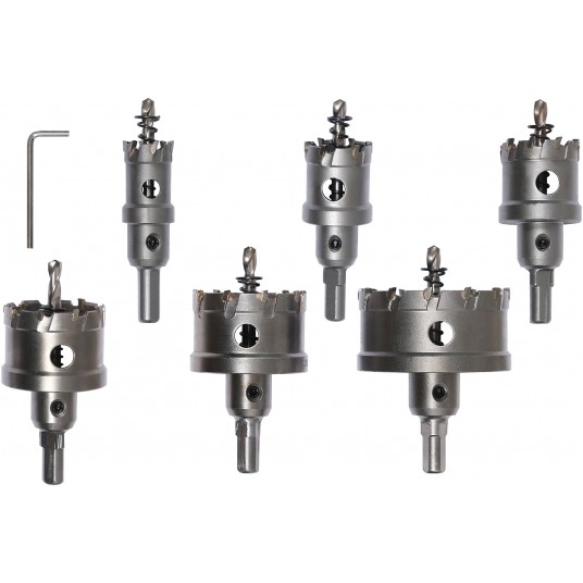 ZESTAW OTWORNIC TCT DO METALU 6SZT. -zdjęcie numer 2