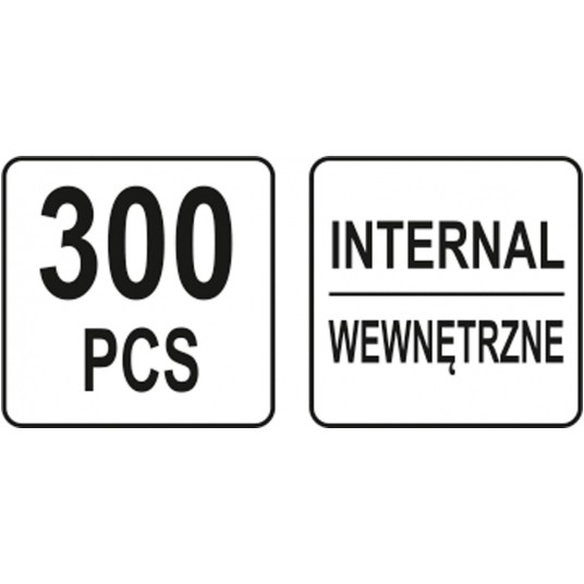 ZESTAW PIERŚCIENI SEGERA WEW. 300 SZT. -zdjęcie numer 5