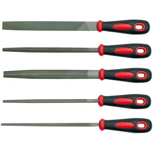 ZESTAW PILNIKÓW DO METALU 200MM 5SZT -zdjęcie numer 1
