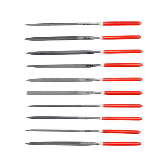 ZESTAW PILNIKÓW IGLAKÓW 10CZ.3x140x65MM -zdjęcie numer 1
