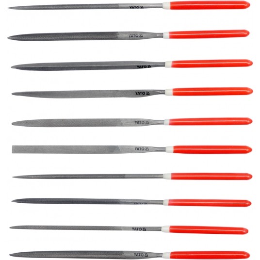 ZESTAW PILNIKÓW IGLAKÓW 10CZ.3x140x65MM -zdjęcie numer 1