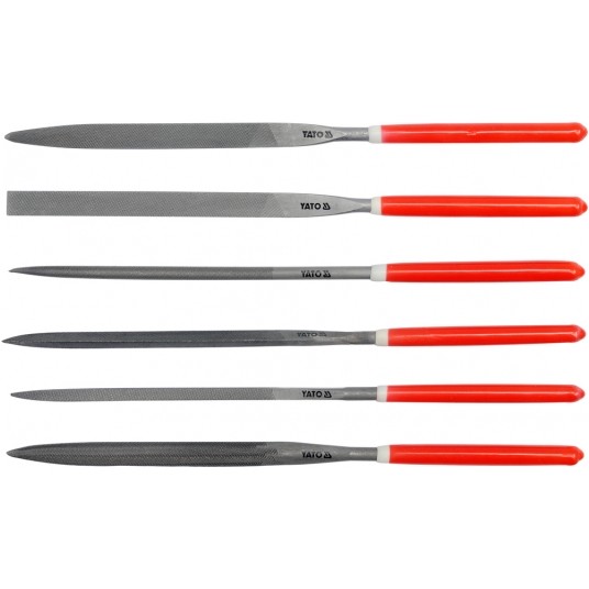 ZESTAW PILNIKÓW IGLAKÓW 6CZ. 4x160x75MM -zdjęcie numer 1