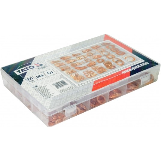 ZESTAW PODKŁADEK MIEDZIANYCH 580 SZT. -zdjęcie numer 3