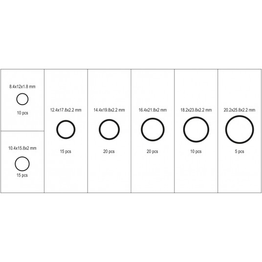 ZESTAW PODKŁADEK MIEDZIANYCH DMUCHANYCH -zdjęcie numer 4