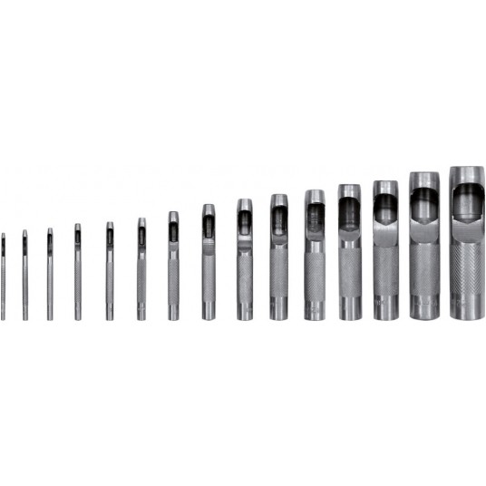 ZESTAW PRZEBIJAKÓW DO SKÓRY 15CZ. -zdjęcie numer 4