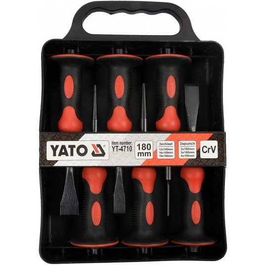 ZESTAW PRZECINAKÓW I PRZEBIJAKÓW 6 SZT -zdjęcie numer 2