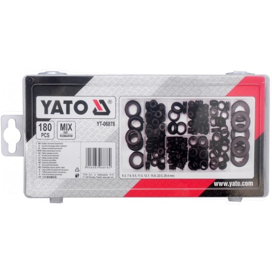 ZESTAW PRZELOTEK GUMOWYCH 180SZT. MIX -zdjęcie numer 3