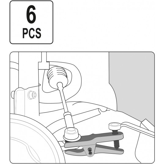 ZESTAW ŚCIĄGACZY DO KOŃCÓWEK DRĄŻKA -zdjęcie numer 5
