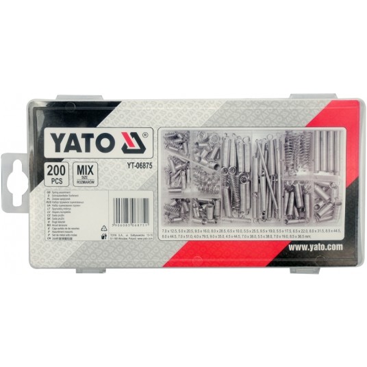 ZESTAW SPRĘŻYNEK 200SZT. MIX RODZAJÓW -zdjęcie numer 3