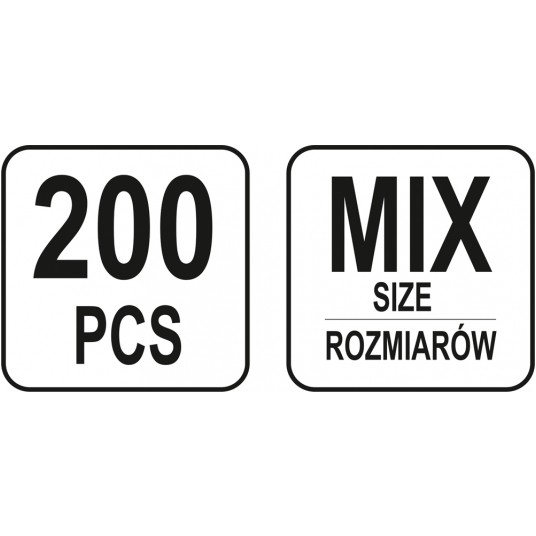 ZESTAW SPRĘŻYNEK 200SZT. MIX RODZAJÓW -zdjęcie numer 4