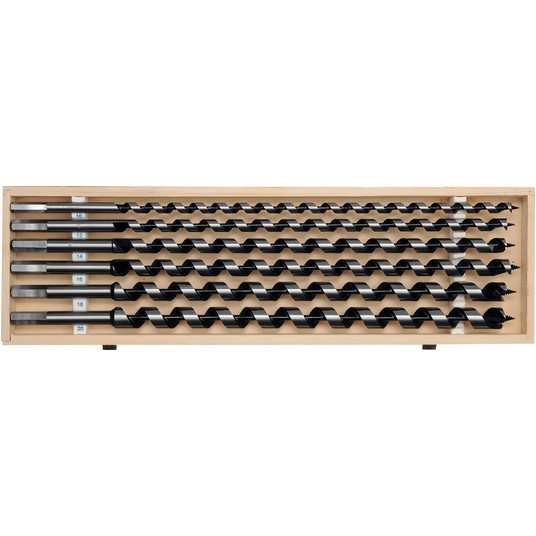 ZESTAW ŚWIDRÓW DO DREWNA 6CZ. 10-20MM -zdjęcie numer 1